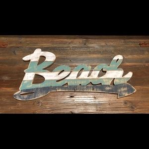 Beach Sign Key Holder